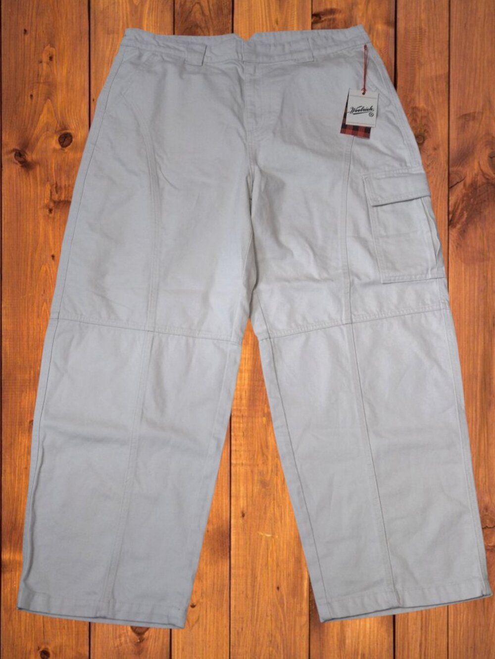 Woolrich X Target Women's Size 17 Cream Barrel Leg  Cargo Pants Gorpcore Neutral